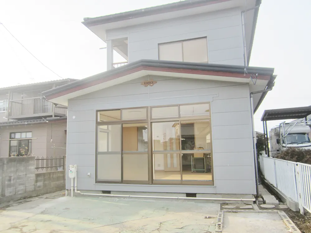 平屋住宅の外観