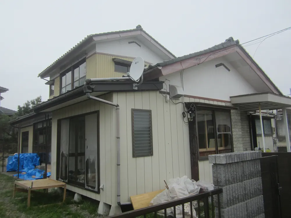 2階建て住宅の外観