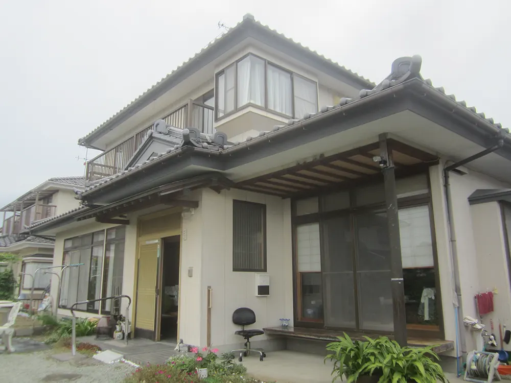 和風2階建て住宅の外観