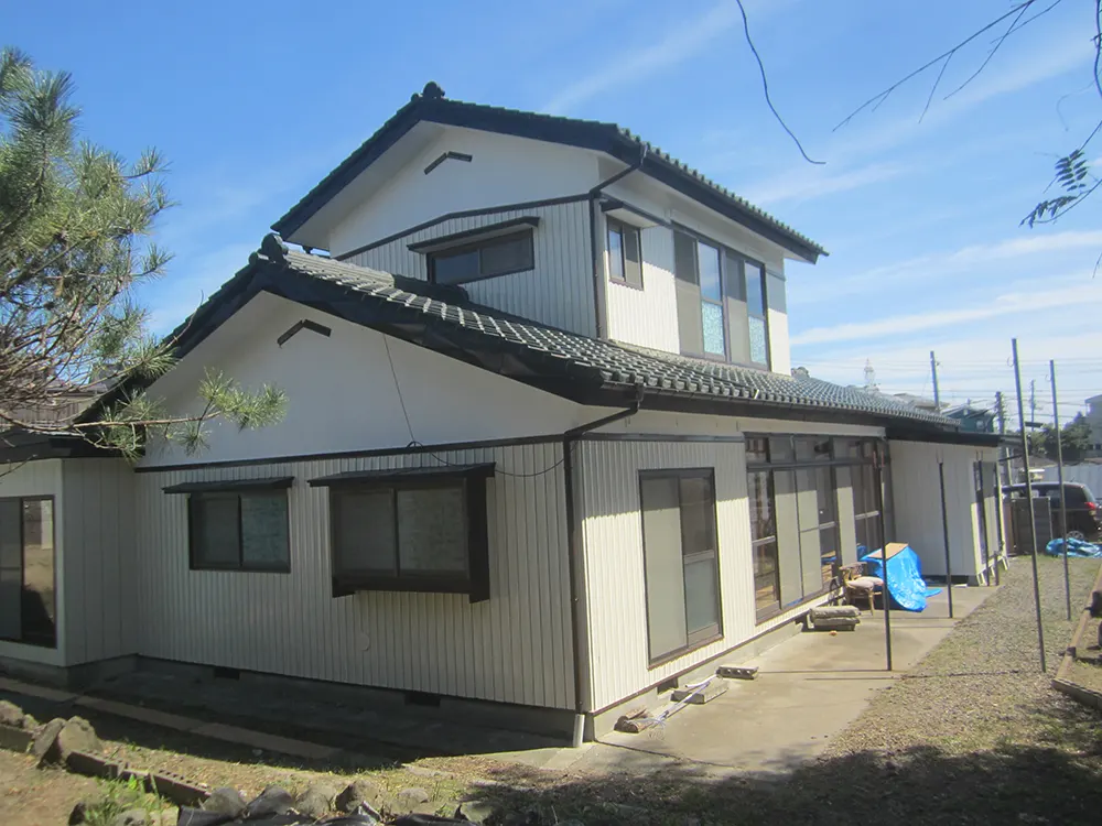 2階建て住宅の外観