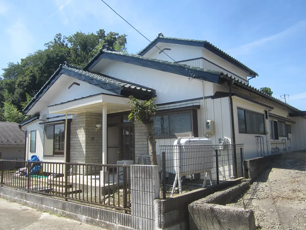 平屋住宅の外観