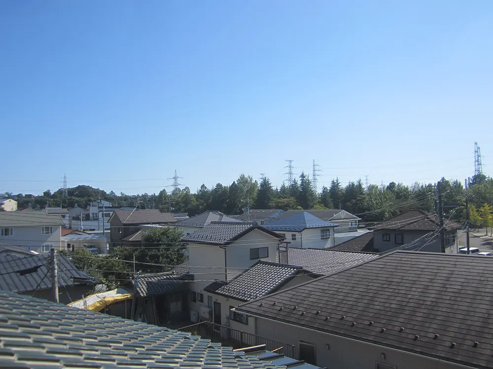 住宅街の家並み